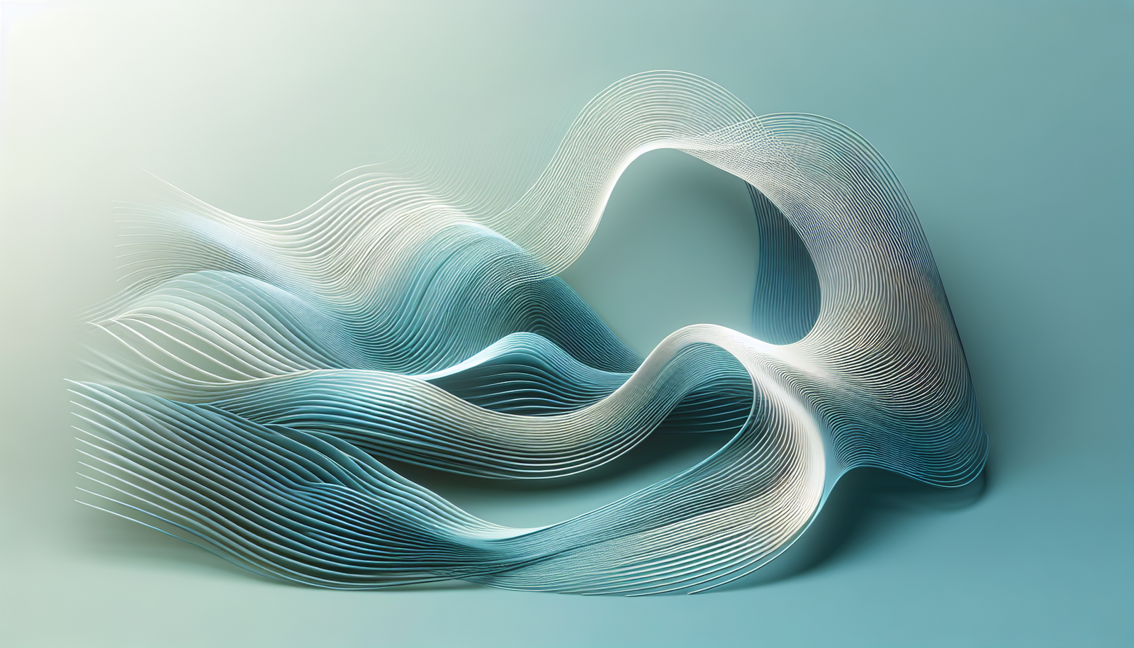 Desregulação emocional no TDAH adulto representada por ondas abstratas em movimento suave