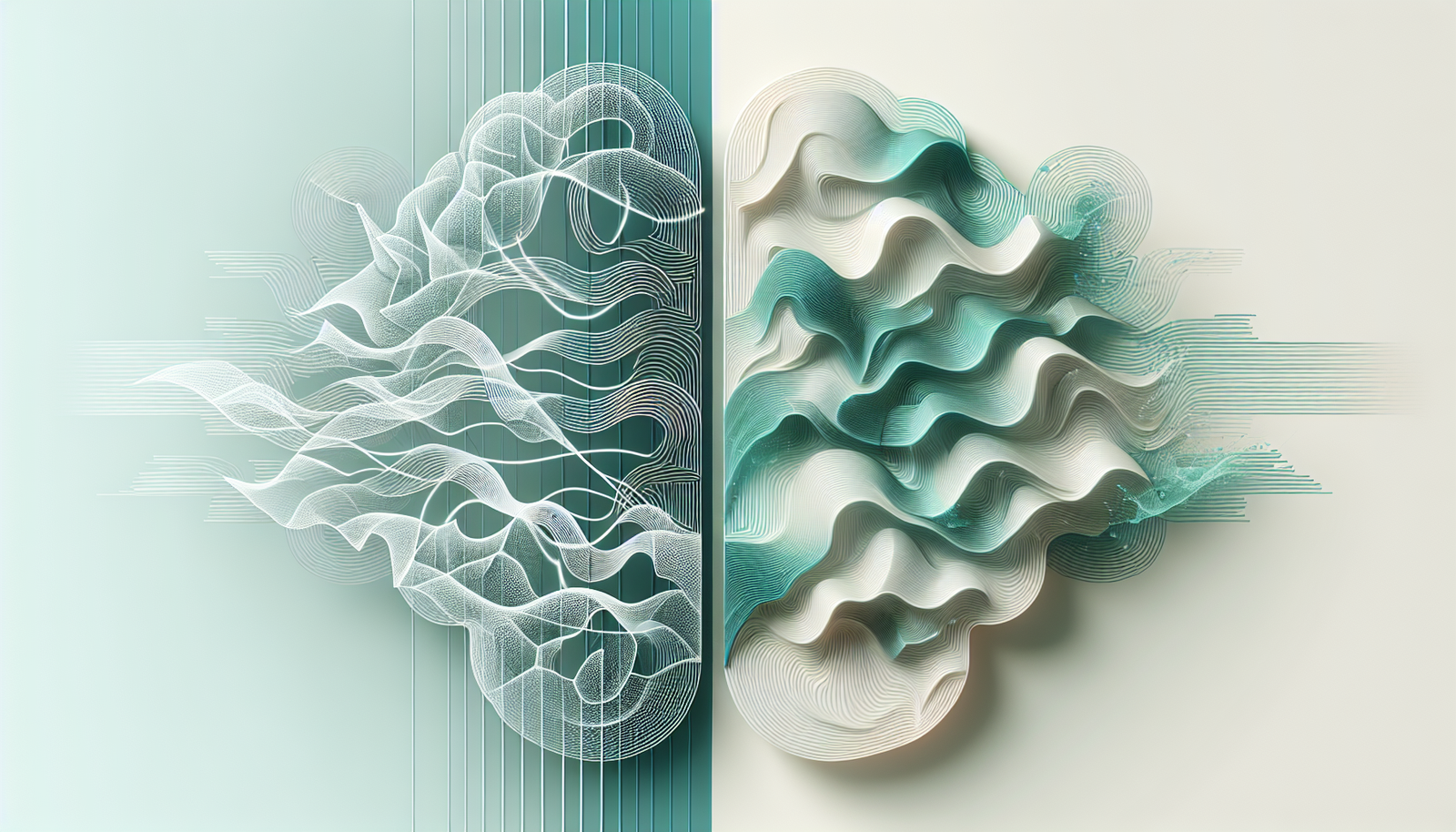 Ilustração conceitual sobre sintomas de TDAH e bipolaridade em saúde mental adulta
